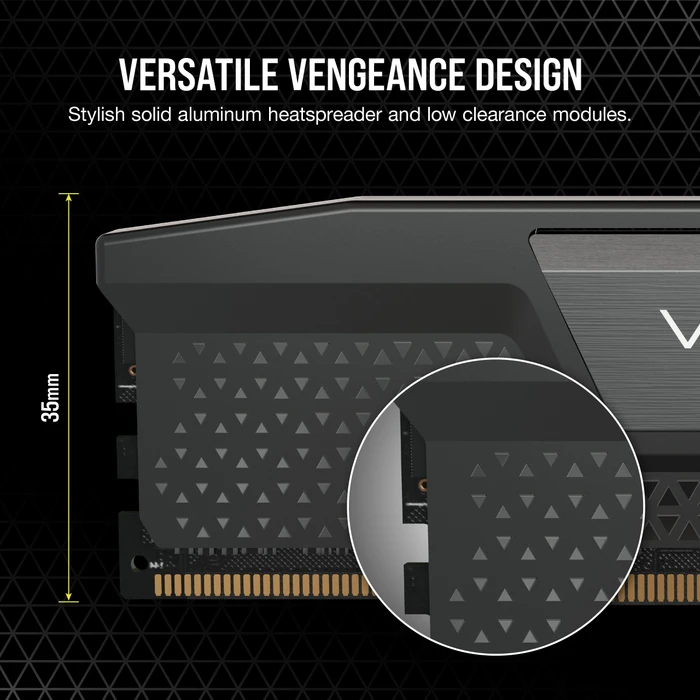 Corsair Vengeance schwarz UDIMM 32GB, DDR5-5600, CL40-40-40-77