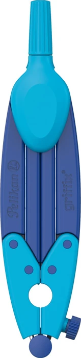 Pelikan griffix Ergonomischer Schulzirkel, hellblau/dunkelblau, Blister