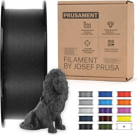 Prusa Buddy3D PLA, Prusa Galaxy Black, Spule, 1.75mm, 1.00kg