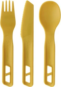 Sea to Summit Passage 3-teilig Besteck arrowwood yellow