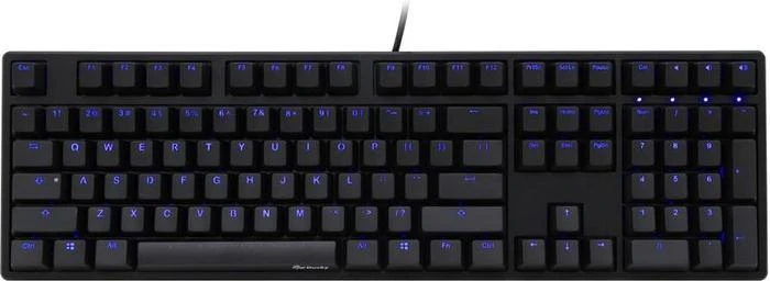 Ducky One schwarz, LEDs blau, MX BROWN, USB, DE