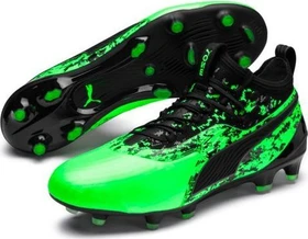 Puma One 19.1 Evoknit FG/AG green gecko/black/gray (Herren)