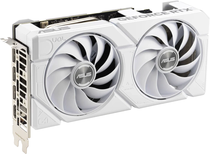 ASUS Dual GeForce RTX 4060 Ti EVO White OC, DUAL-RTX4060TI-O8G-EVO-WHITE, 8GB GDDR6, HDMI, 3x DP