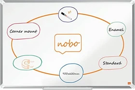Nobo Whiteboard Premium Plus, weiß, 60x90cm
