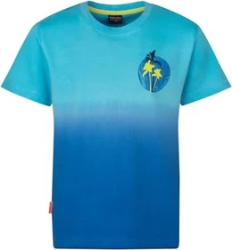Trollkids Yttersand Beach Funktionsshirt kurzarm pool blue (Junior)