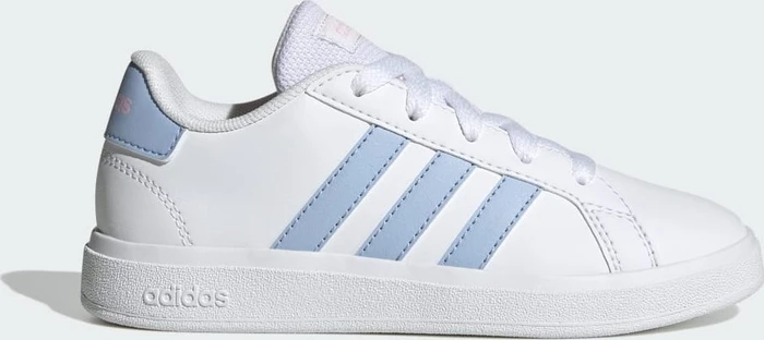 adidas Grand Court Lifestyle Tennis Lace-Up cloud white/blue dawn/clear pink (Junior)