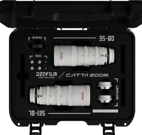 DZOFilm Catta Zoom 35-80mm / 70-135mm T2.9 Cine 2 Lens Set Weiß für Sony E