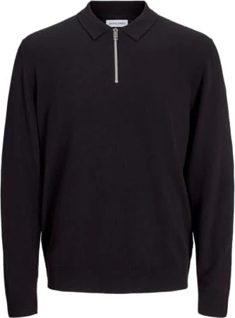 Jack & Jones Einfarbig Strickpullover schwarz (Herren)