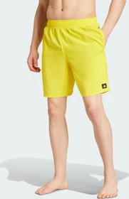adidas Solid CLX Classic-Length Badeshorts gelb/schwarz (Herren)