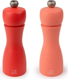 Peugeot Tahiti Duo Feuer Salz-/Pfeffermühlen-Set 15cm ziegelsteinrot/apricot, 2-tlg.