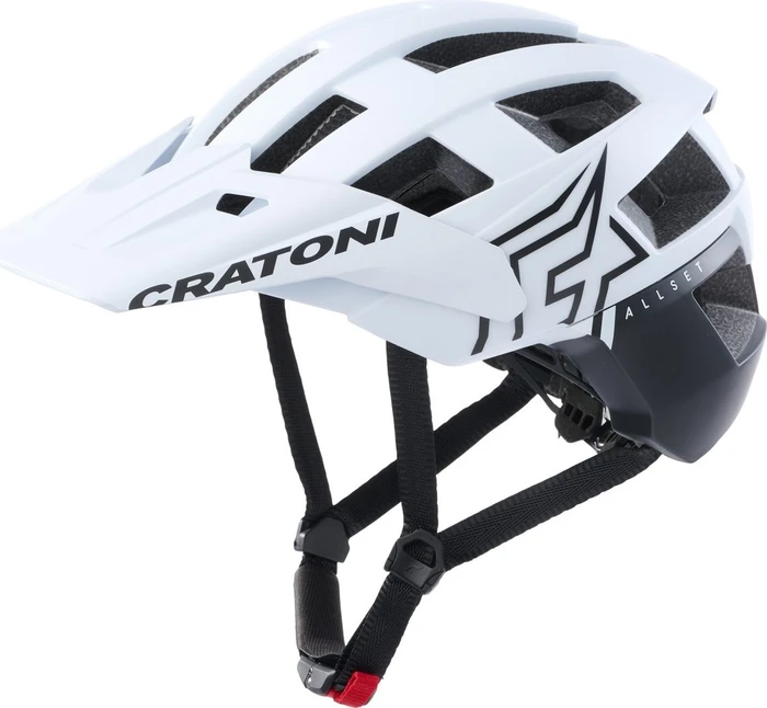 Cratoni AllSet Pro Helm blue/gold matt