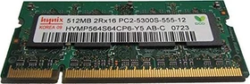 SK hynix SO-DIMM 512MB, DDR2-667, CL4 (HYMP564S64CP6-Y5)