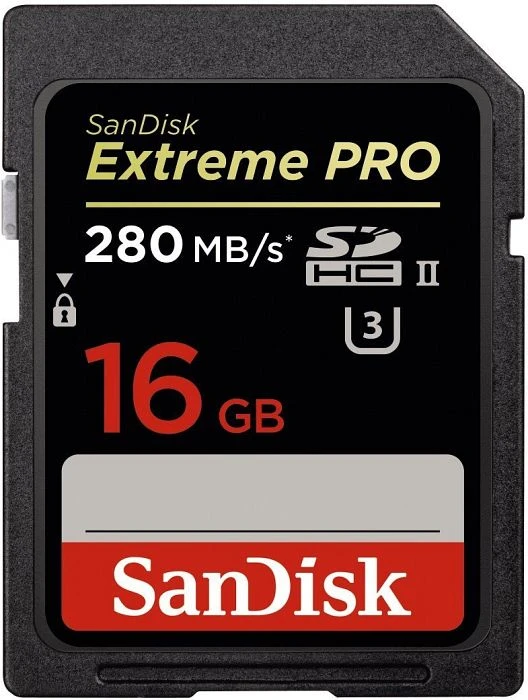 SanDisk Extreme PRO R280/W250 16GB, UHS-II U3
