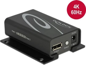 DeLOCK Displayport 1.2 Switch, 2-fach (87697)