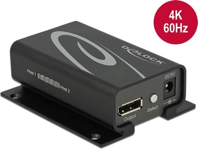 DeLOCK Displayport 1.2 Switch, 2-fach