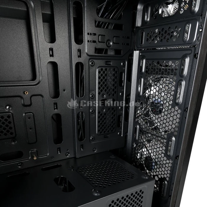 Zalman i3, schwarz, Acrylfenster