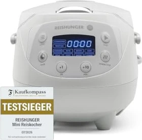 Reishunger Digitaler Mini Reiskocher grau