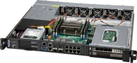 Supermicro SuperChassis 515M-R804, grau/schwarz, 1HE, 1x 800W redundant