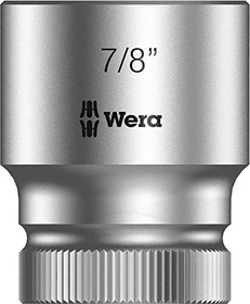 Wera 8790 HMC Zyklop Außensechskant Steckschlüssel 1/2" zöllig, 7/8"x37mm