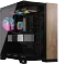 Corsair 6500X, schwarz/Walnuß, Glasfenster Vorschaubild