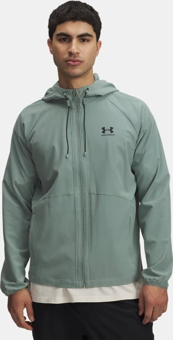 Under Armour Stretch Woven Windbreaker Funktionsjacke silica green/black (Herren)