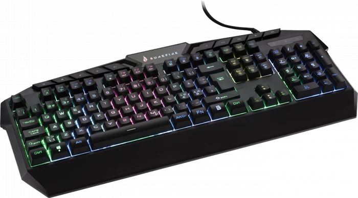 Verbatim SureFire KingPin RGB Gaming Keyboard, LEDs RGB, schwarz, USB, ND