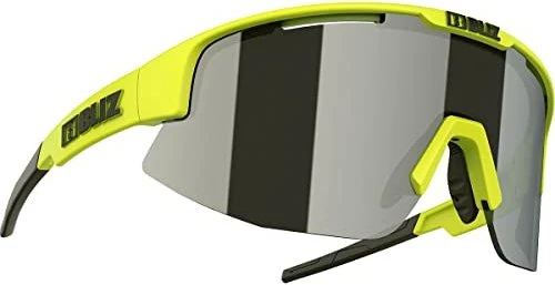 Bliz Matrix matt limegreen/smoke-silver mirror