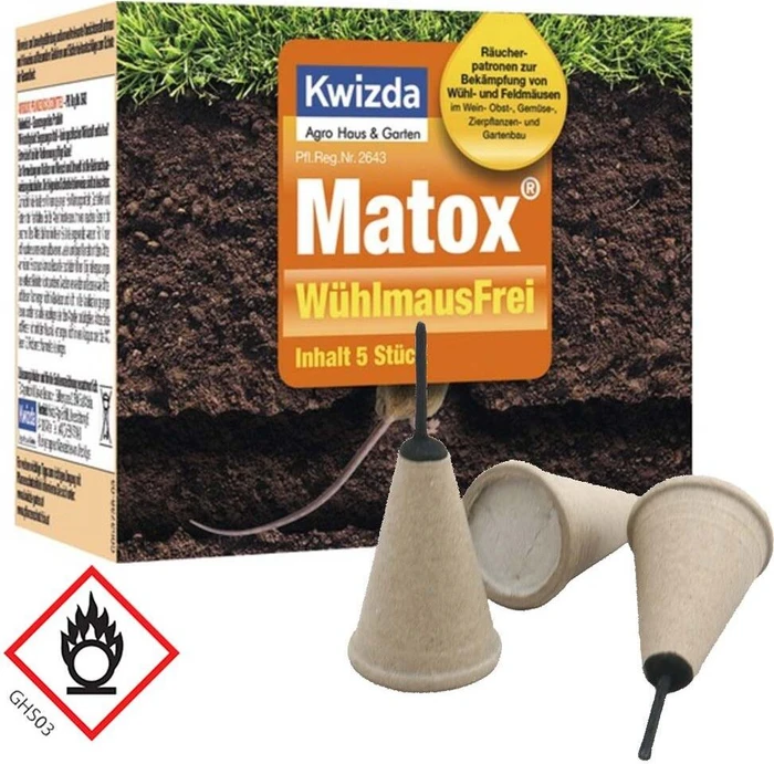 Kwizda Matox Wühlmaus Frei, 5 Stück
