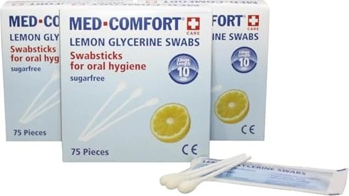 Ampri Mundpflegestäbchen Lemon Sticks zuckerfrei, 75 Stück