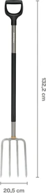 Fiskars Ergonomic Spatengabel, 132cm