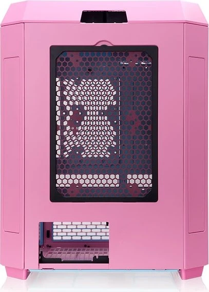 Thermaltake The Tower 600 Bubble Pink, rosa/schwarz, Glasfenster
