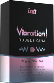 intt Vibration! Stimulationsgel Bubble Gum, 15ml