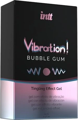 intt Vibration! Stimulationsgel Bubble Gum, 15ml