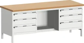 Bott Cubio Werkbank 200x84x75cm grau