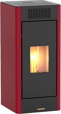 Blaze Ilia 8 Pellet-Kaminofen rot