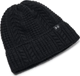 Under Armour Halftime Zopfstrick Mütze black/castlerock (Damen)