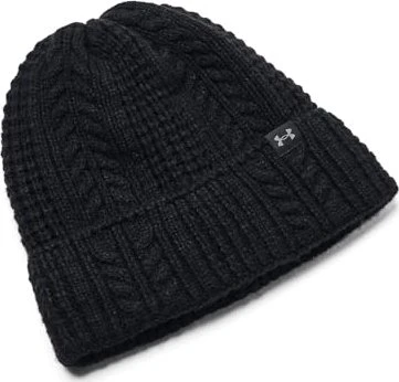 Under Armour Halftime Zopfstrick Mütze black/castlerock (Damen)