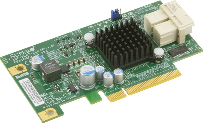 Supermicro AOC-SLG3-2E4, PCIe 3.0 x8