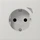 Jung Steckdose, 16 A, mit Funktionsanzeige, Safety Plus, Serie LS, lichtgrau (BT LS 1521 S LG)