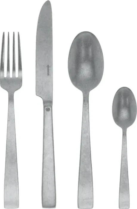 Sambonet Flat Vintage Edelstahl 18/10 Antik Monoblock Besteck-Set, 24-tlg.