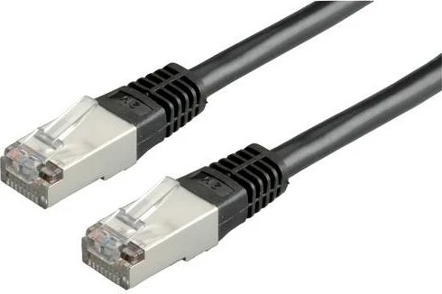 Value Patchkabel, Cat6, S/FTP, RJ-45/RJ-45, 0.5m, schwarz
