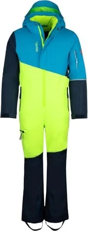 Trollkids Hallingdal Skianzug cool lime (Junior)