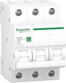 Schneider Electric Leitungsschutzschalter Resi9 3P 25A B 6kA