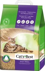 Cat's Best Smart Pellets Öko-Katzenstreu für Langhaarkatzen, 40l