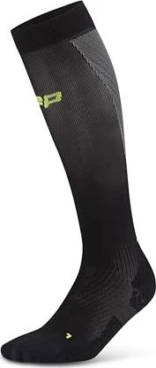 CEP Core Run Ultralight Tall Laufsocken schwarz/grau (Herren)