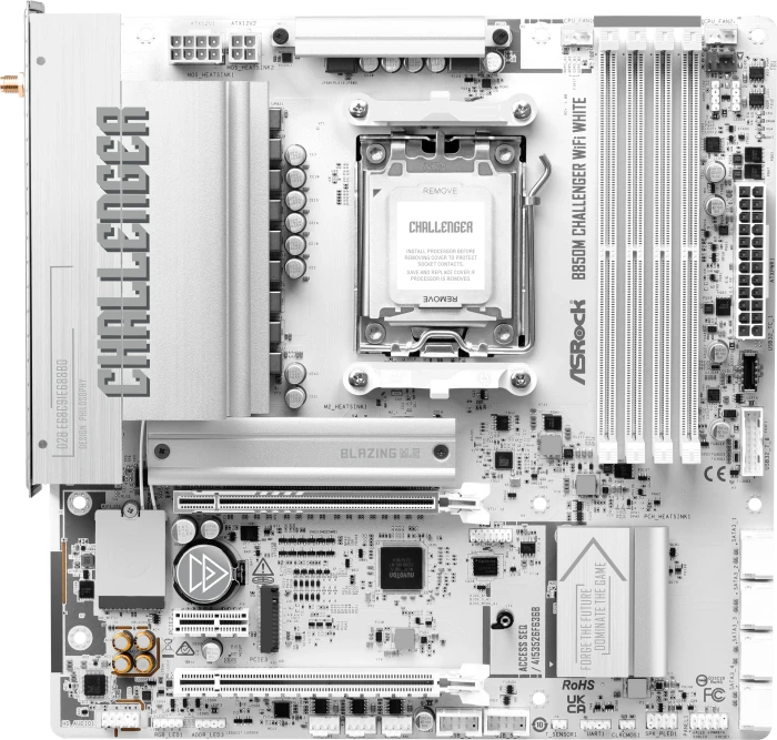 ASRock B850M Challenger WiFi White (AMD AM5)