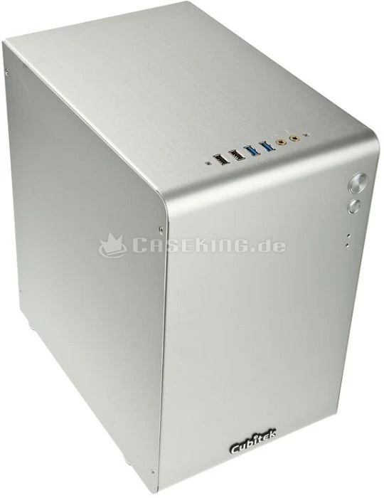 Cubitek Mini Cube silber, Mini-ITX