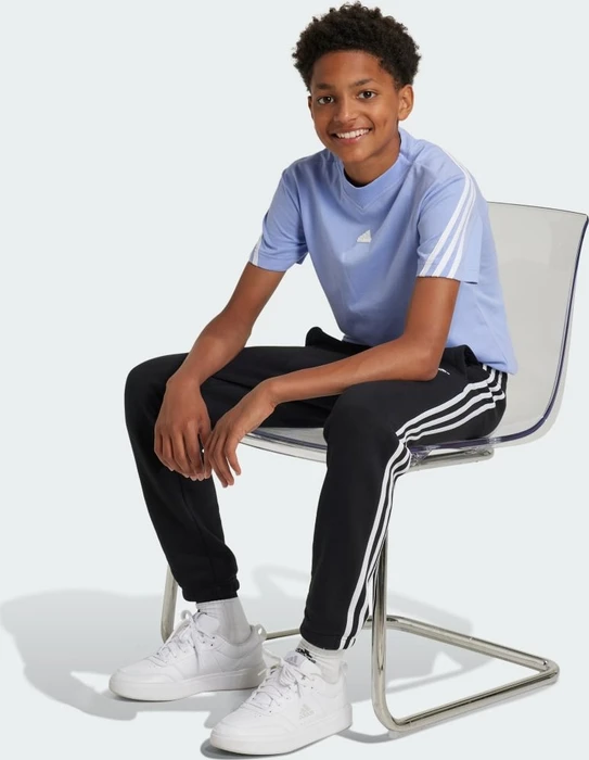 adidas Future Icons 3-Streifen T-Shirt kurzarm blue spark/white (Junior)