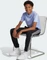 adidas Future Icons 3-Streifen T-Shirt kurzarm blue spark/white (Junior) Vorschaubild