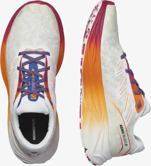 Salomon Aero Glide 2 white/dragon fire/vivacious (Herren)